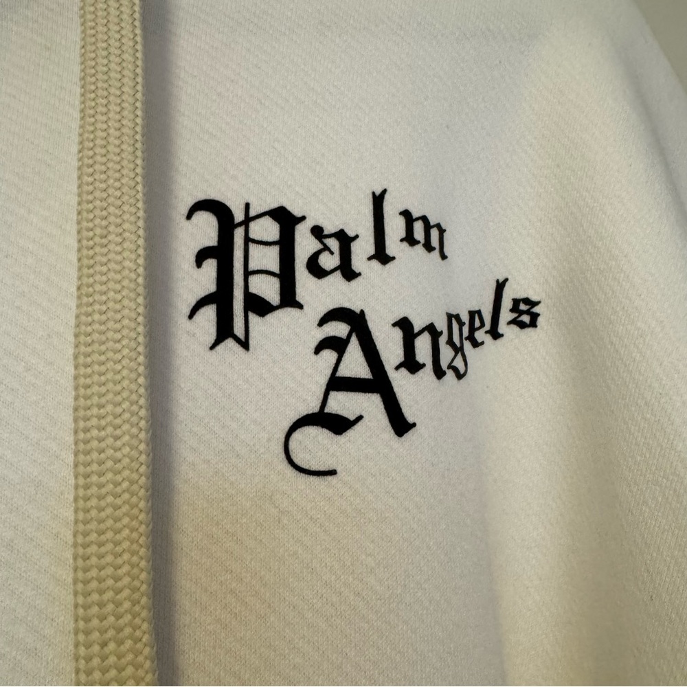 Palm Angels Printed Cotton Scared Heart Hoddie | Mens Size M - Picture 4 of 12